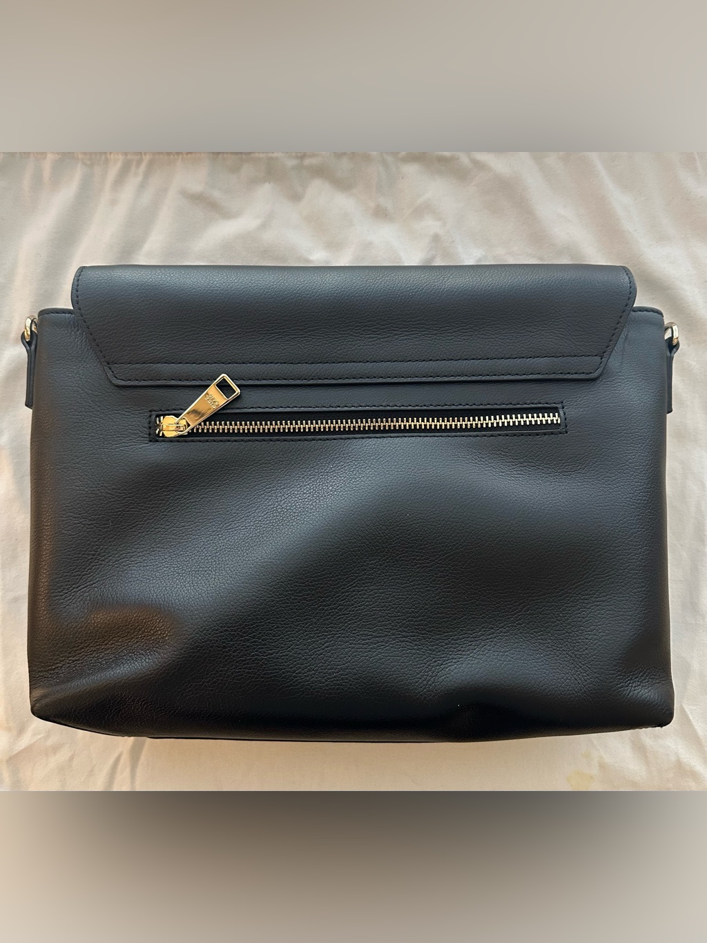 Rare Find! Mina Baie Audrey Black Leather — image 3 of 8